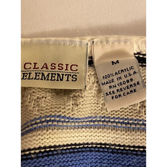 Classic Elements Sweater Button up Size M - Picture 3 of 6